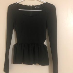 💖✨ Sparkle & Fade Long-Sleeved Peplum Top - from Urban Outfitters ✨💖